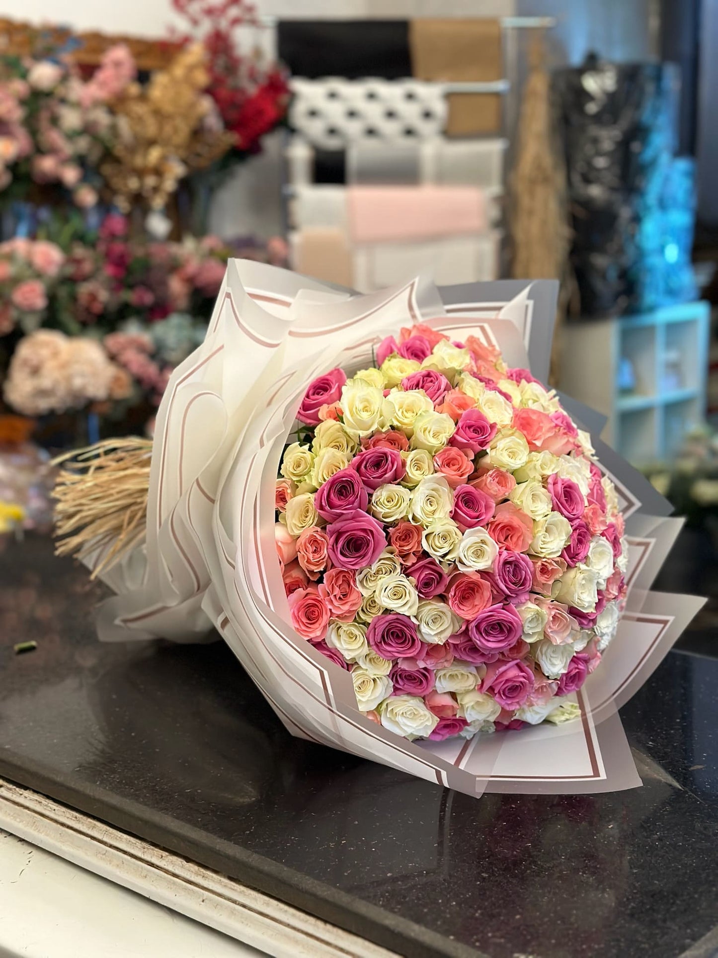Pink x White Bouquet