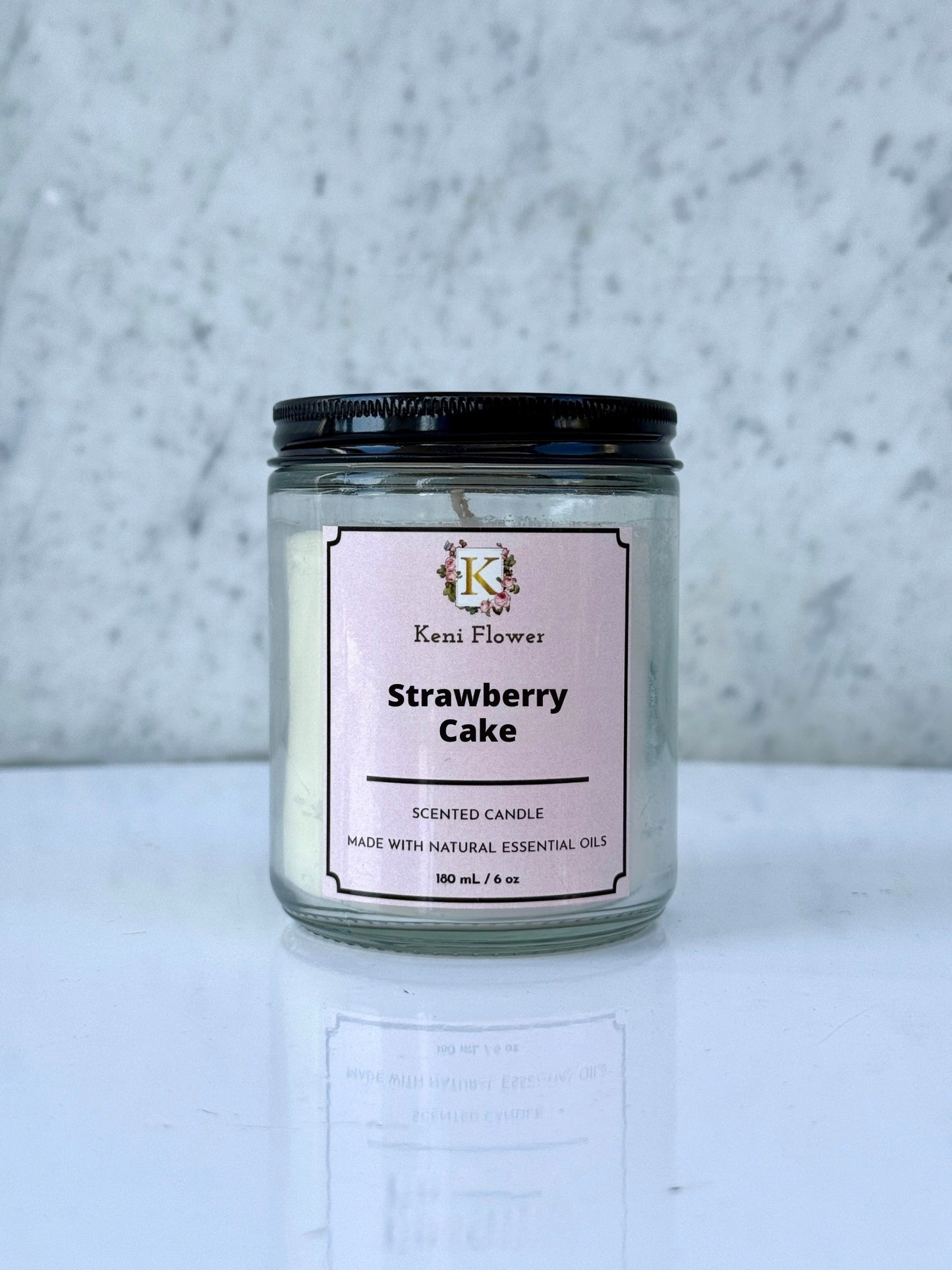 Strawberry Cake Scented Candle
