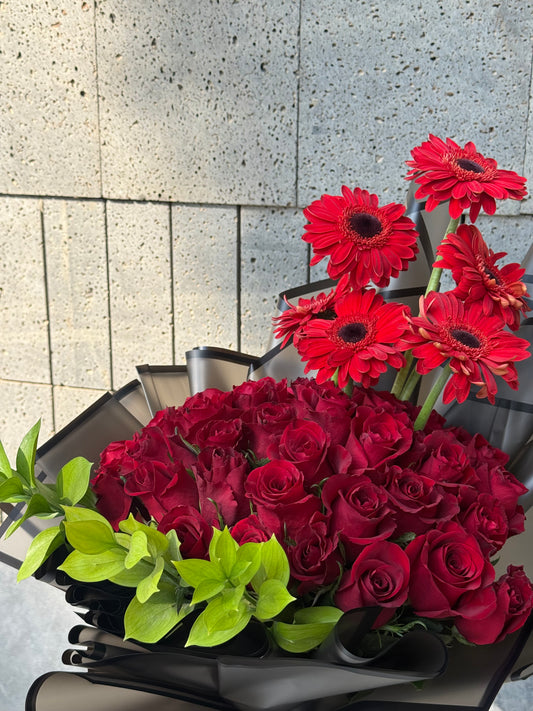 Red Gerbera love