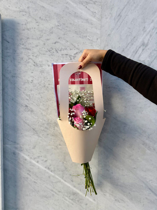 Postcard mini bouquet