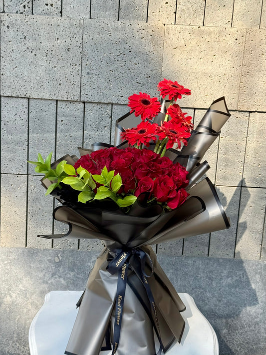 Red Gerbera love