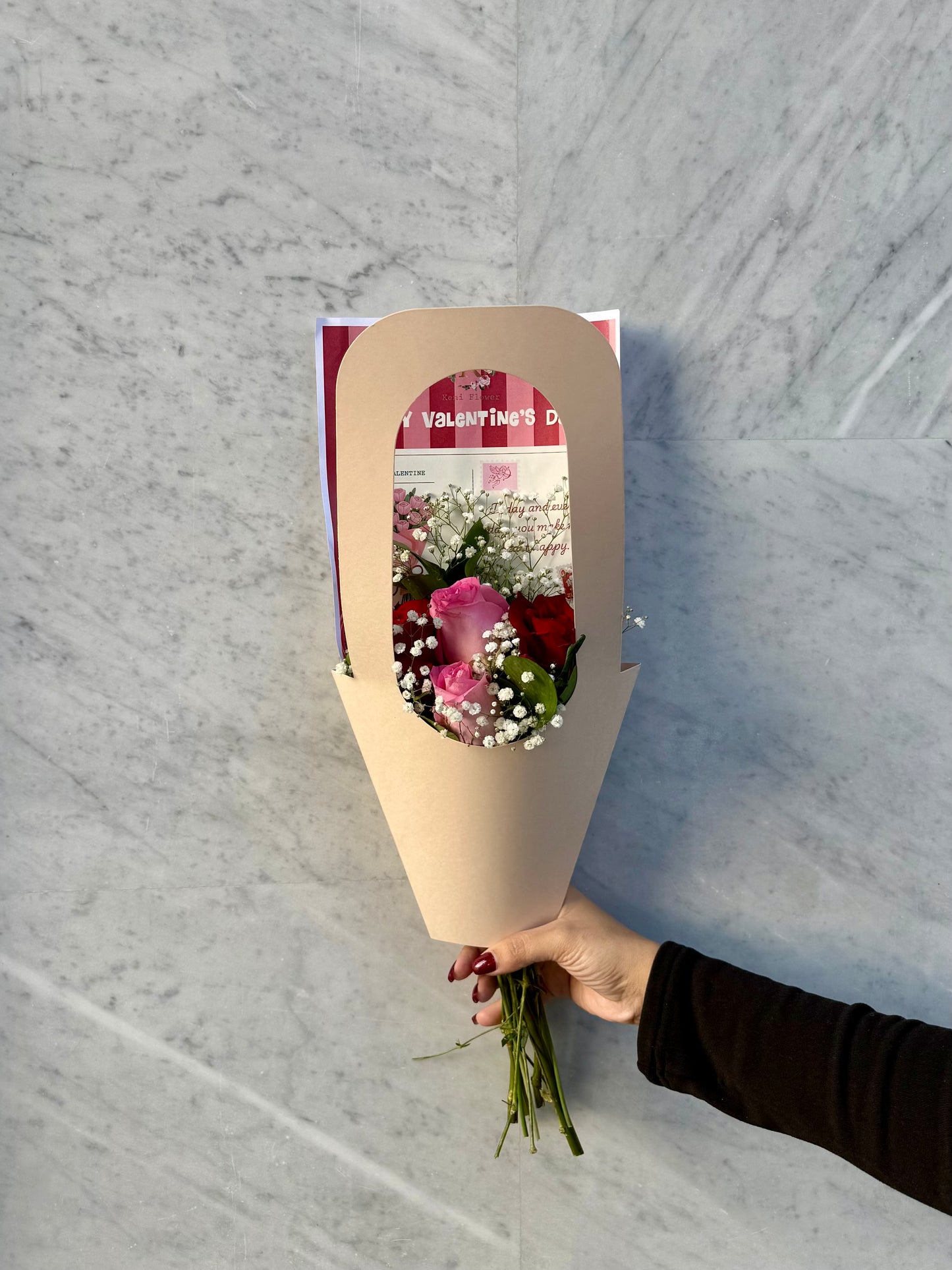 Postcard mini bouquet
