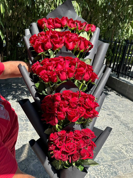 Red Layered Roses