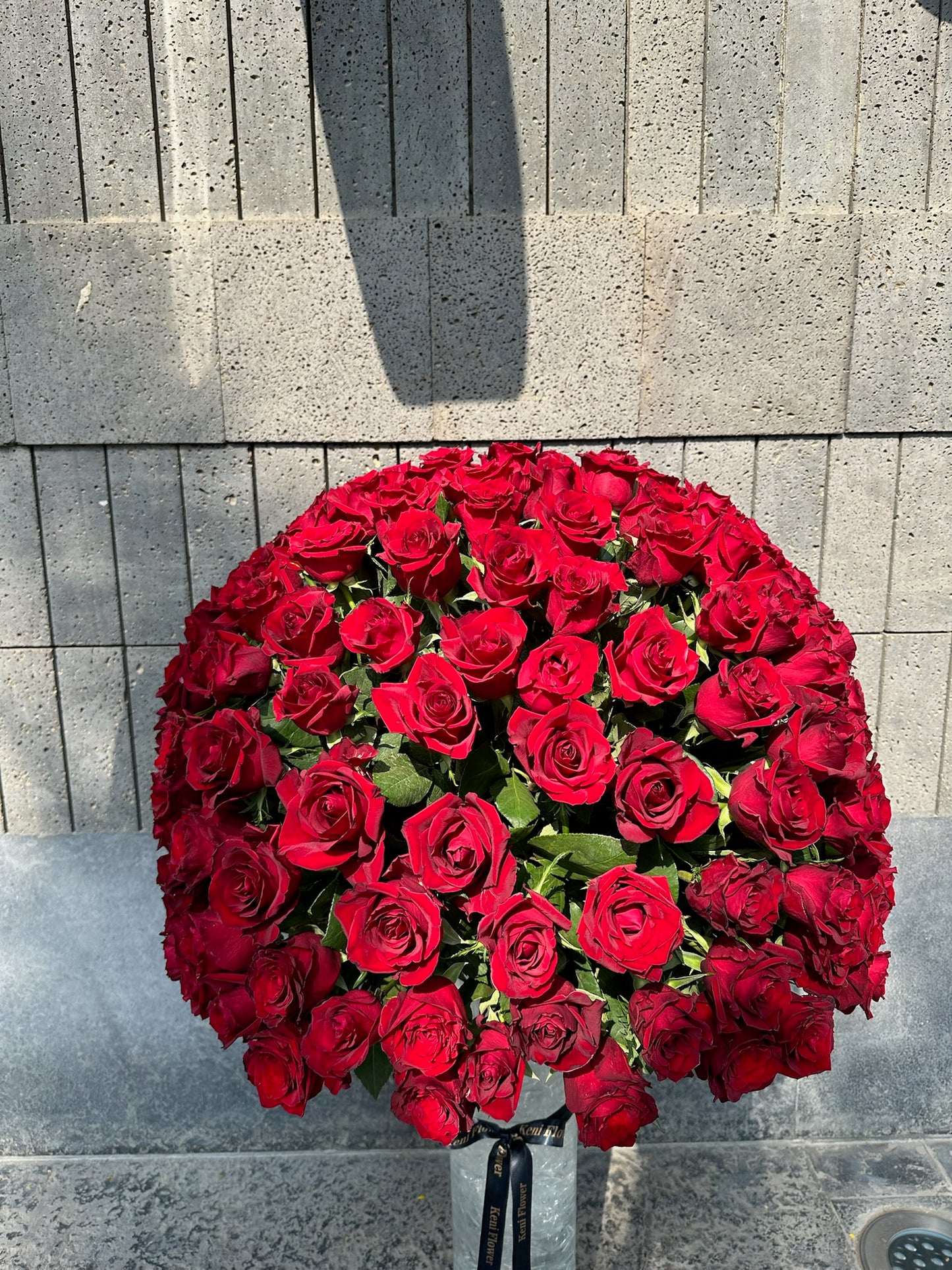 Ruby Roses Vase