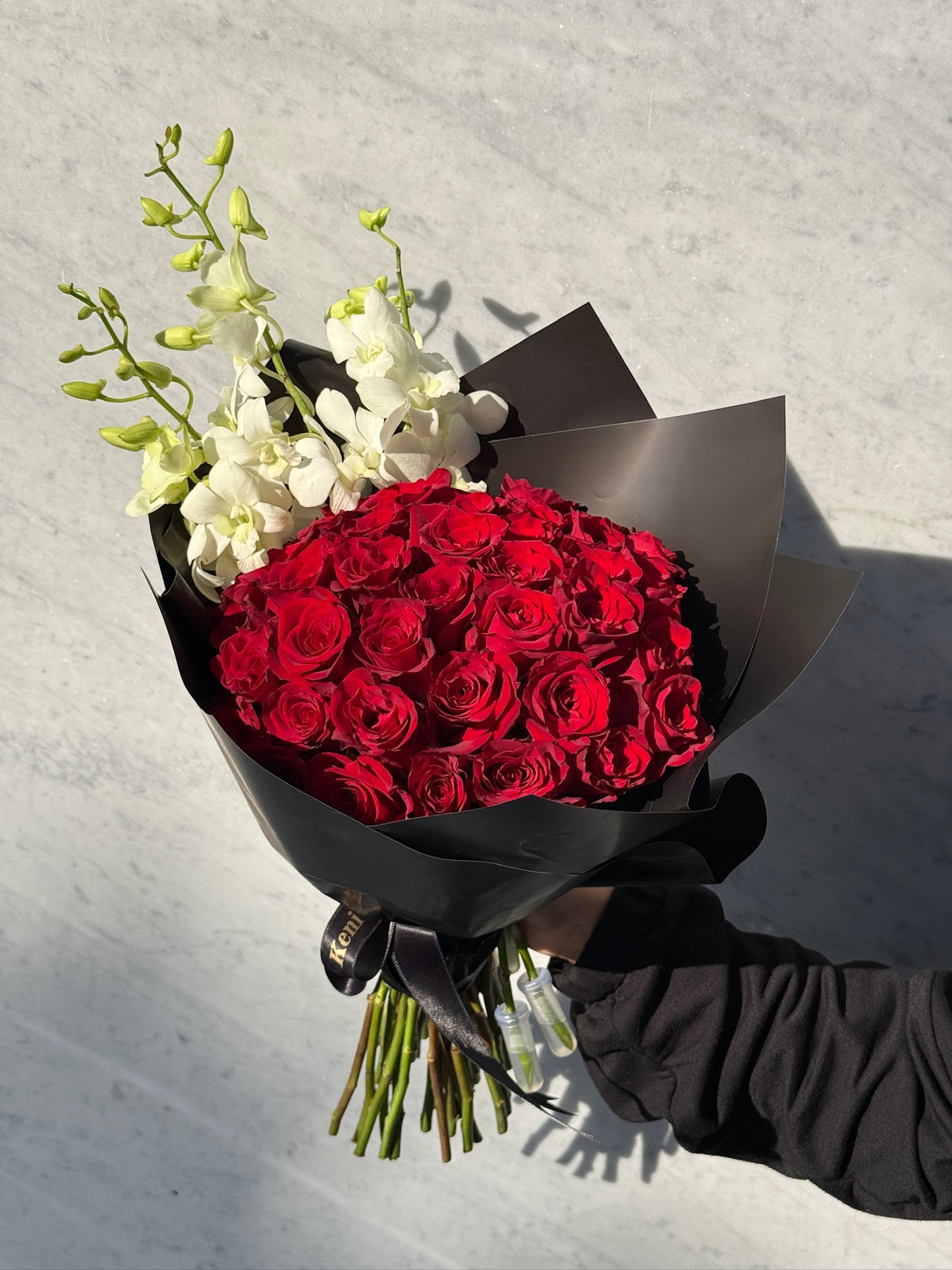 Elegant Rose&Orchid Bouquet