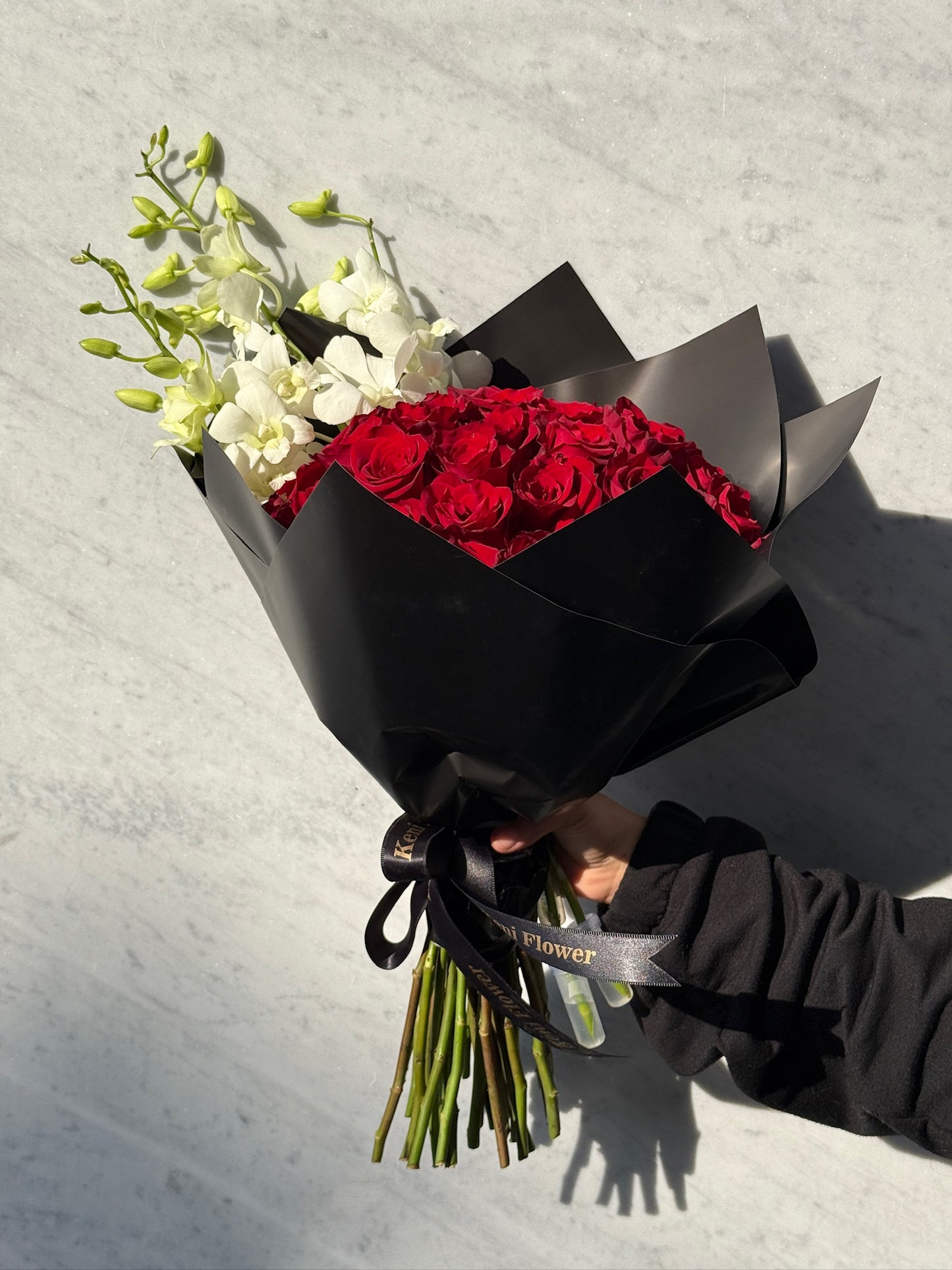 Elegant Rose&Orchid Bouquet
