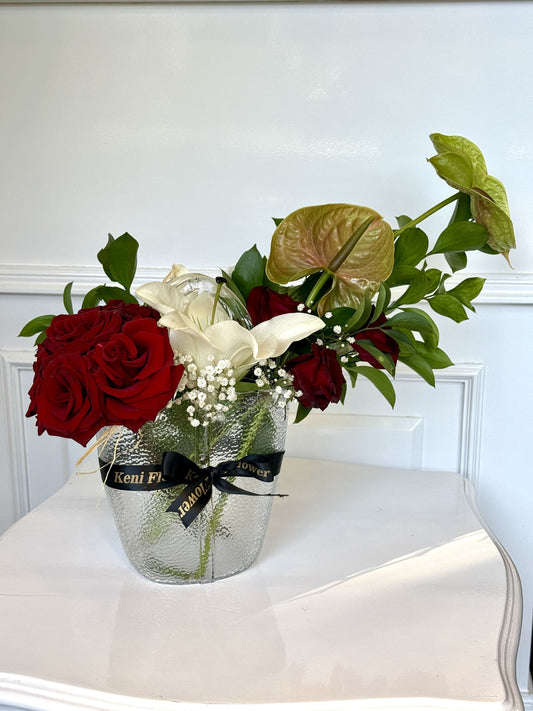 Flower Glass Bag