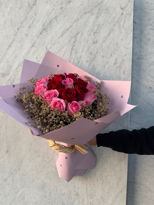 Red x Pink Bouquet