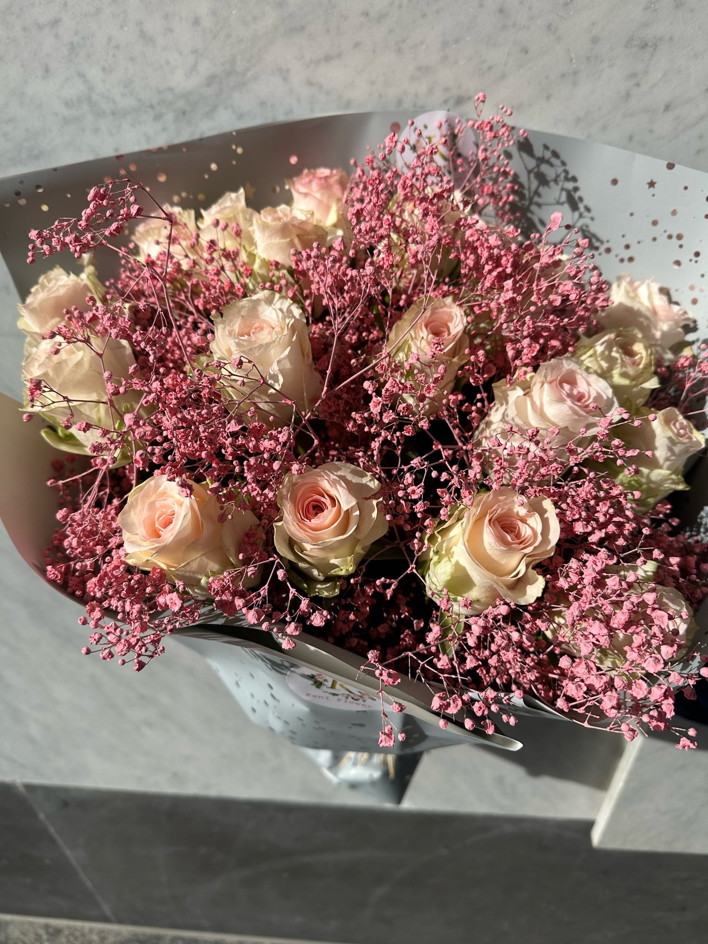 White & Pink