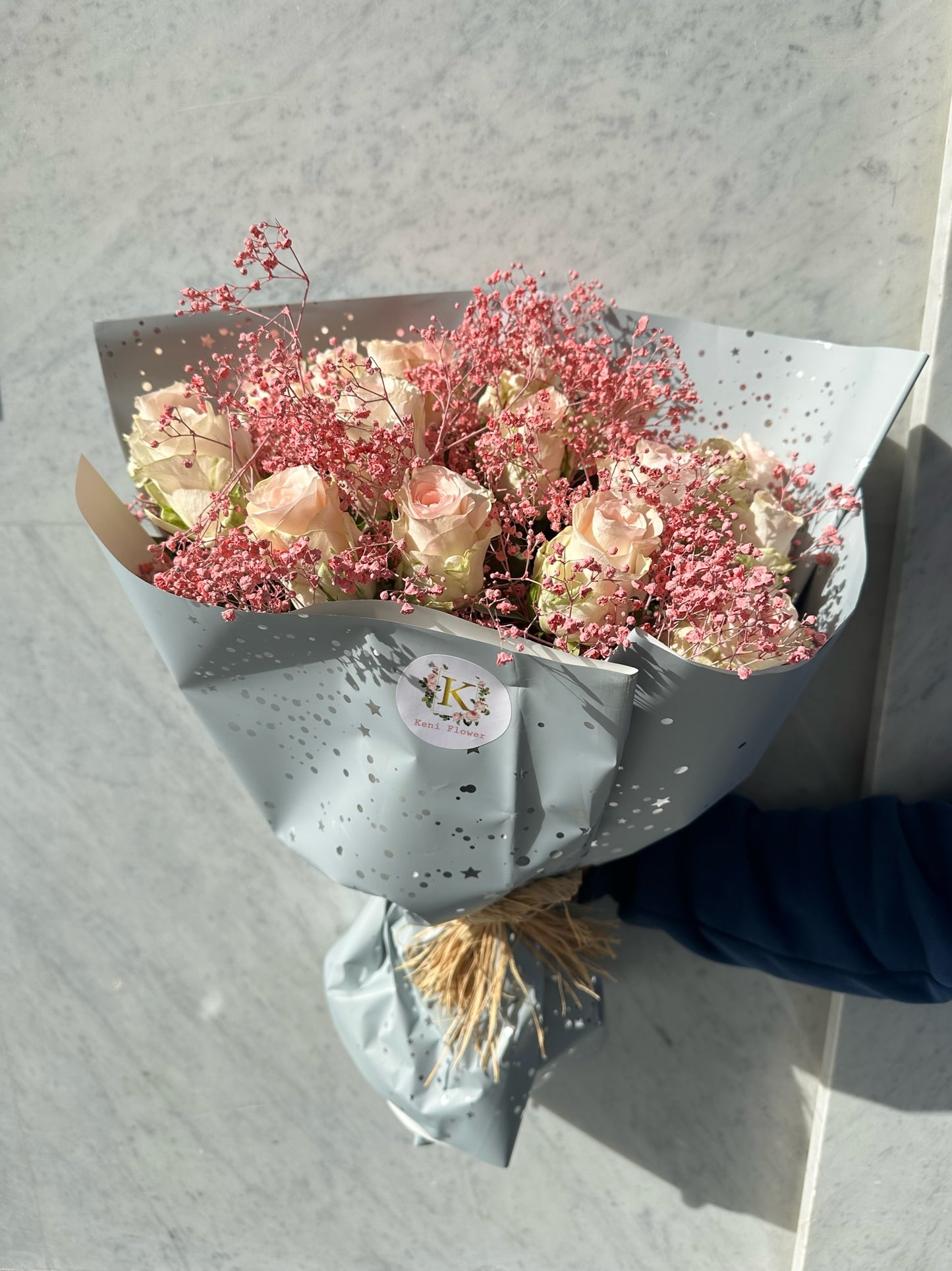 White & Pink